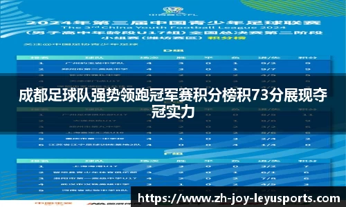 成都足球队强势领跑冠军赛积分榜积73分展现夺冠实力